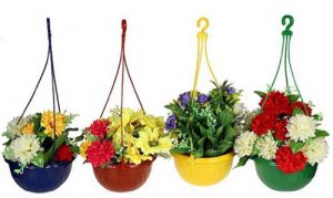 گلدان پلاستیکی آویز تزیینی