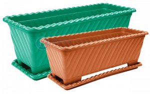 گلدان پلاستیکی بزرگ