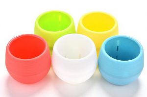 گلدان پلاستیکی رنگی خانگی