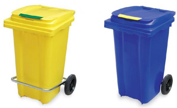 قیمت انواع سطل زباله چرخدار پلاستیکی